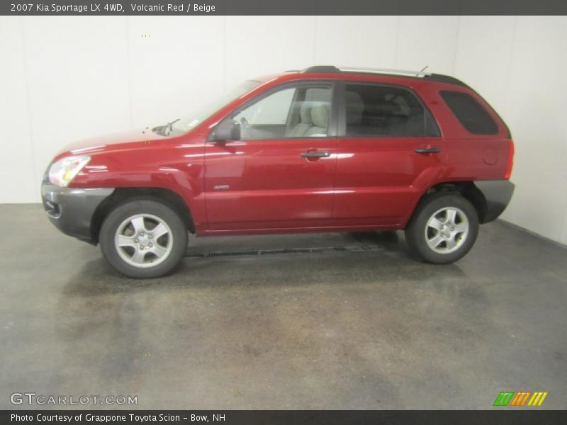 Volcanic Red / Beige 2007 Kia Sportage LX 4WD