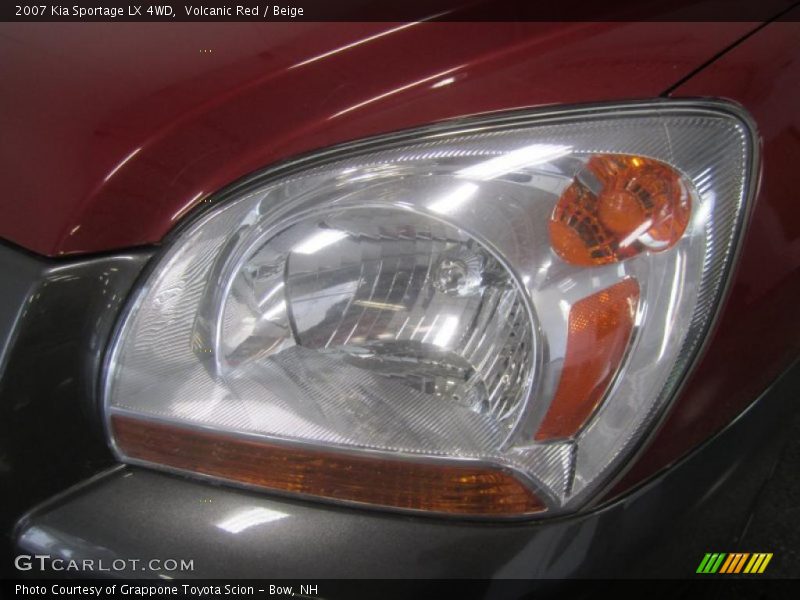 Volcanic Red / Beige 2007 Kia Sportage LX 4WD