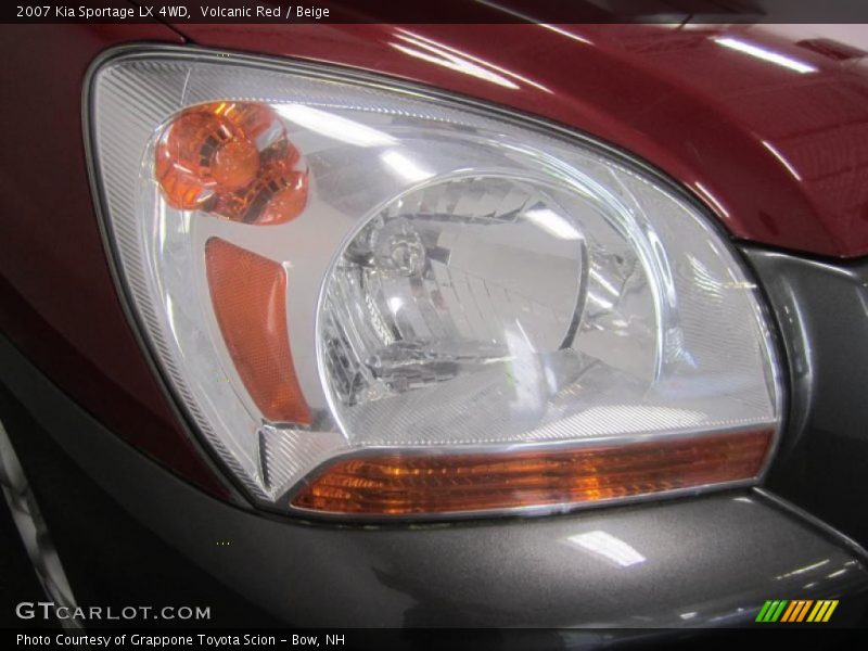 Volcanic Red / Beige 2007 Kia Sportage LX 4WD