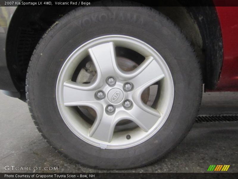 Volcanic Red / Beige 2007 Kia Sportage LX 4WD