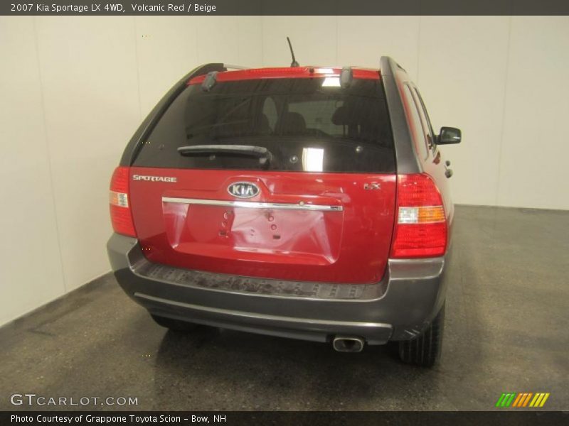 Volcanic Red / Beige 2007 Kia Sportage LX 4WD