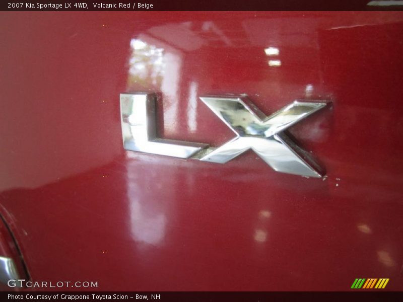 Volcanic Red / Beige 2007 Kia Sportage LX 4WD
