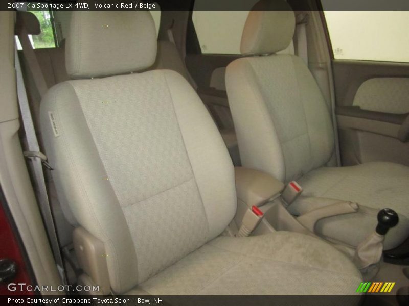Volcanic Red / Beige 2007 Kia Sportage LX 4WD