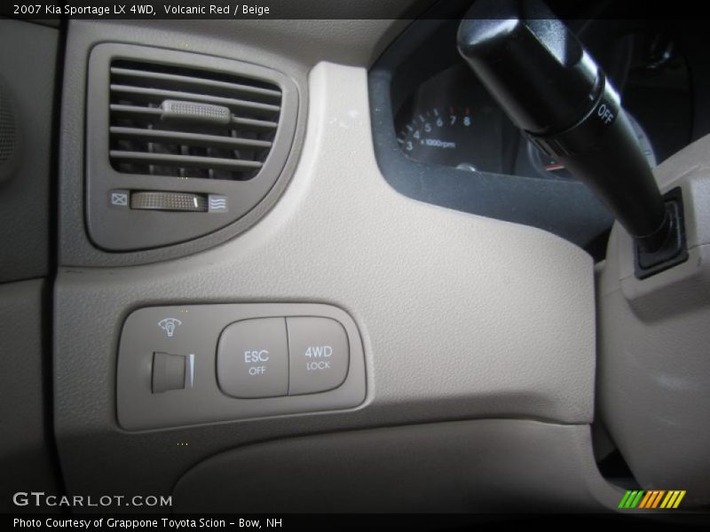 Volcanic Red / Beige 2007 Kia Sportage LX 4WD