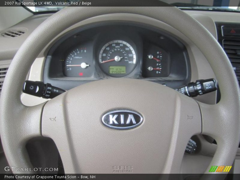Volcanic Red / Beige 2007 Kia Sportage LX 4WD