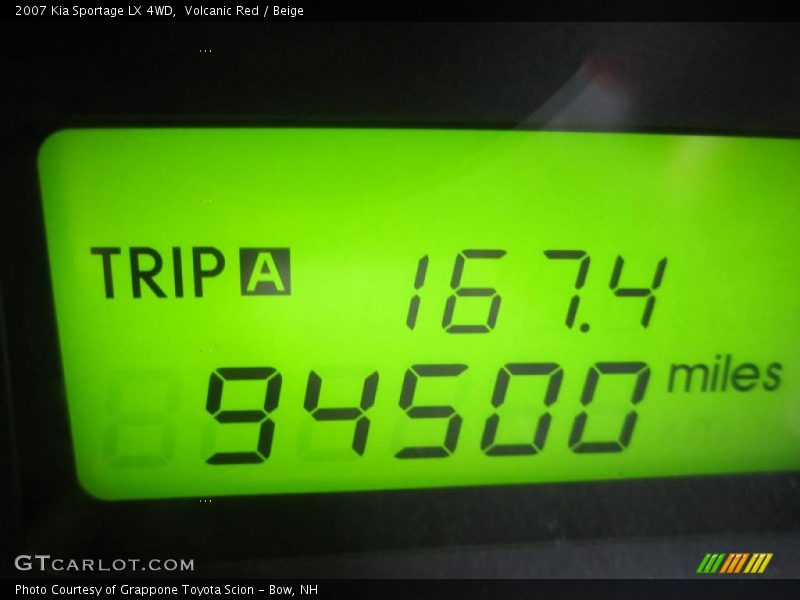 Volcanic Red / Beige 2007 Kia Sportage LX 4WD