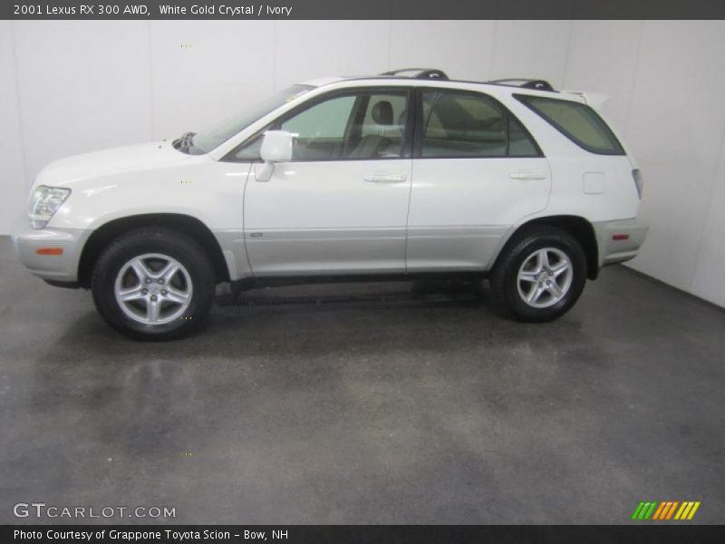 White Gold Crystal / Ivory 2001 Lexus RX 300 AWD