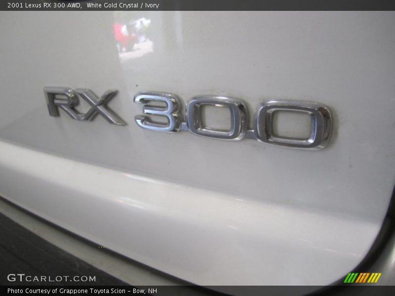 White Gold Crystal / Ivory 2001 Lexus RX 300 AWD