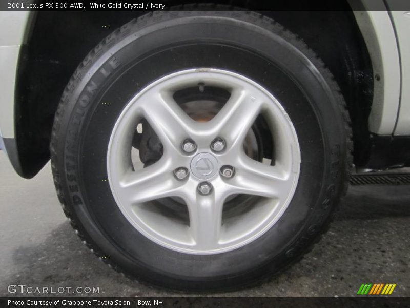 White Gold Crystal / Ivory 2001 Lexus RX 300 AWD