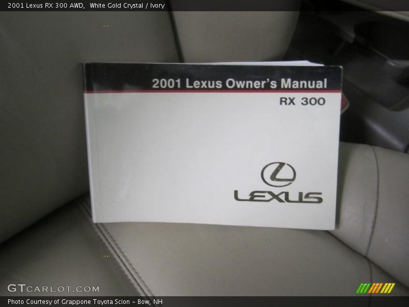 White Gold Crystal / Ivory 2001 Lexus RX 300 AWD