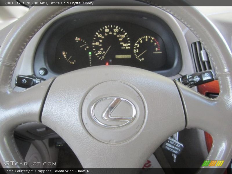 White Gold Crystal / Ivory 2001 Lexus RX 300 AWD