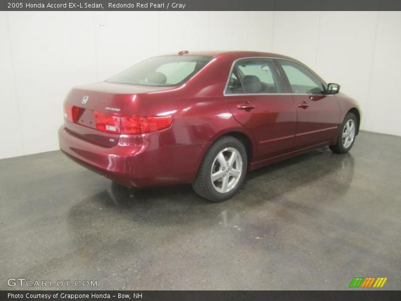 Redondo Red Pearl / Gray 2005 Honda Accord EX-L Sedan