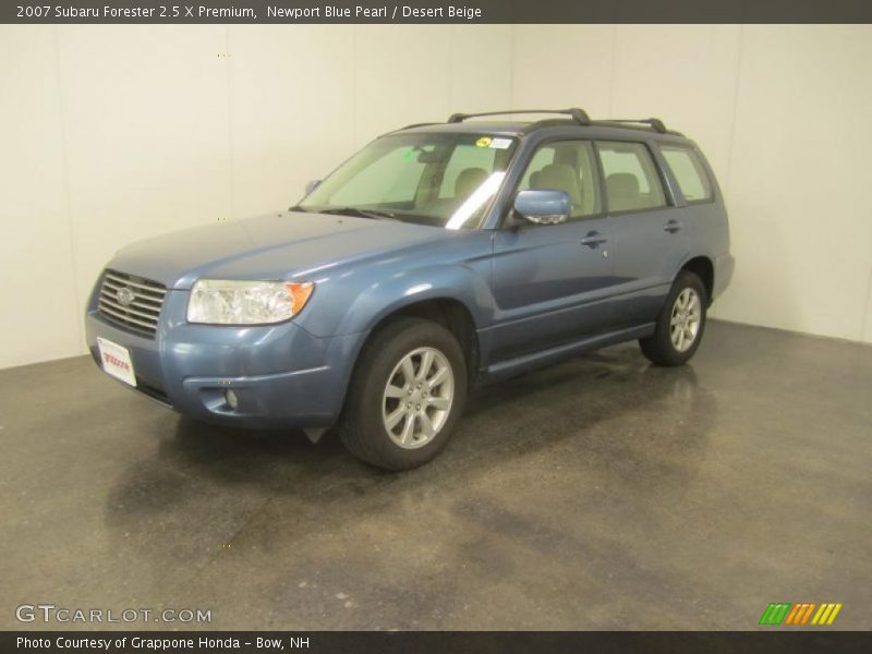 Newport Blue Pearl / Desert Beige 2007 Subaru Forester 2.5 X Premium