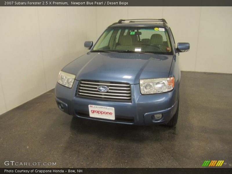 Newport Blue Pearl / Desert Beige 2007 Subaru Forester 2.5 X Premium