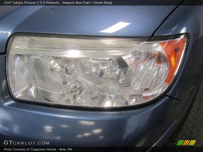 Newport Blue Pearl / Desert Beige 2007 Subaru Forester 2.5 X Premium