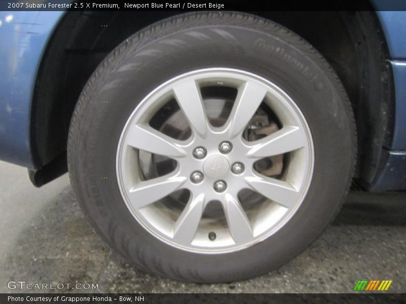 Newport Blue Pearl / Desert Beige 2007 Subaru Forester 2.5 X Premium