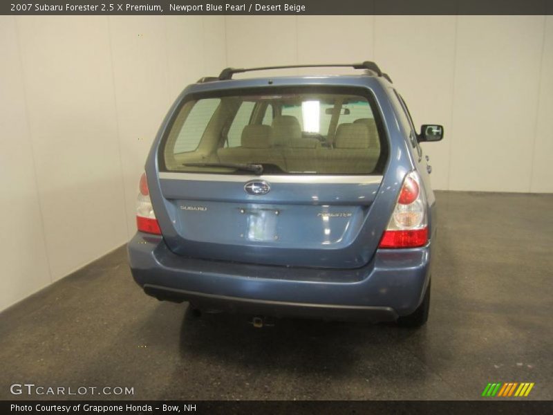 Newport Blue Pearl / Desert Beige 2007 Subaru Forester 2.5 X Premium