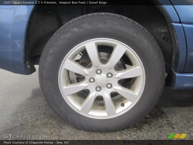 Newport Blue Pearl / Desert Beige 2007 Subaru Forester 2.5 X Premium