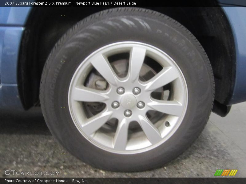 Newport Blue Pearl / Desert Beige 2007 Subaru Forester 2.5 X Premium