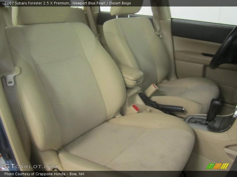 Newport Blue Pearl / Desert Beige 2007 Subaru Forester 2.5 X Premium