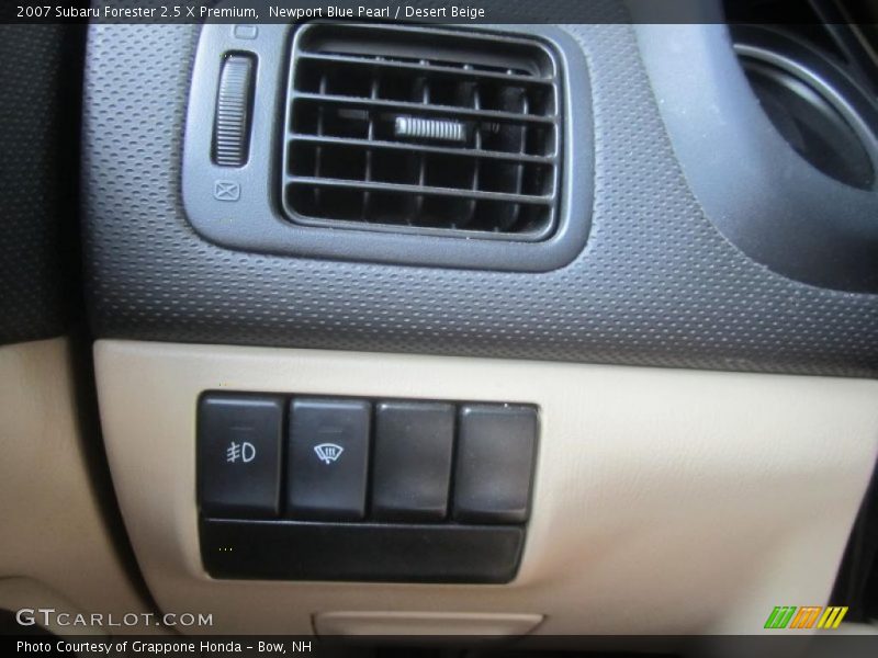 Newport Blue Pearl / Desert Beige 2007 Subaru Forester 2.5 X Premium