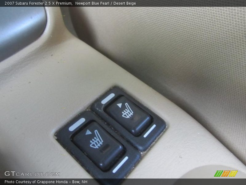 Newport Blue Pearl / Desert Beige 2007 Subaru Forester 2.5 X Premium
