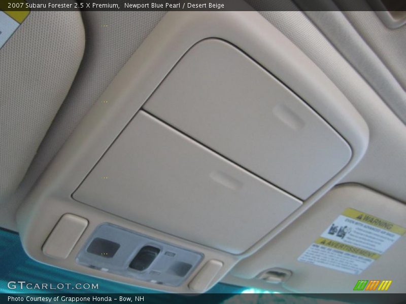 Newport Blue Pearl / Desert Beige 2007 Subaru Forester 2.5 X Premium