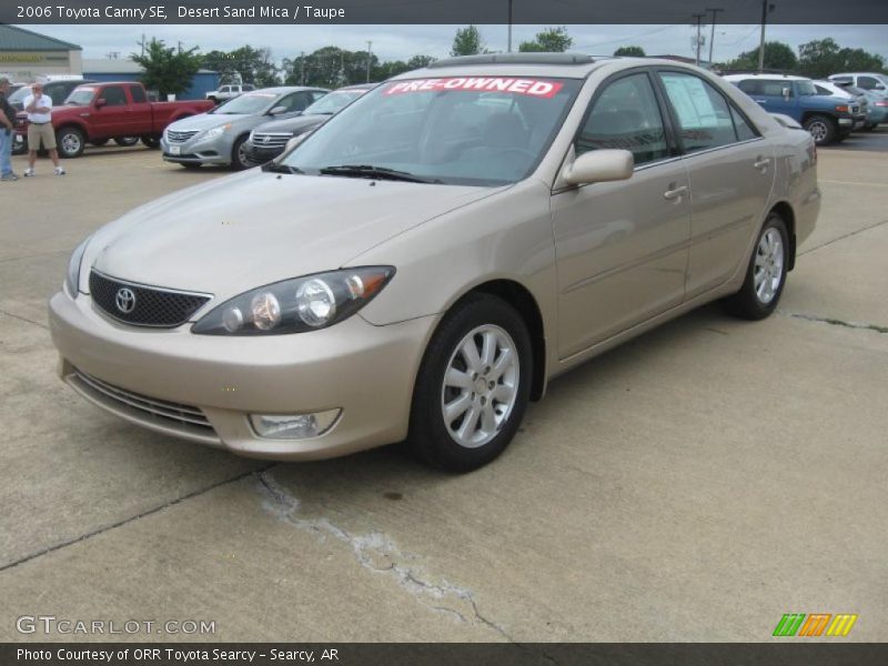 Desert Sand Mica / Taupe 2006 Toyota Camry SE