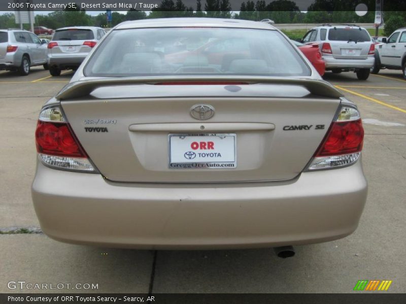 Desert Sand Mica / Taupe 2006 Toyota Camry SE
