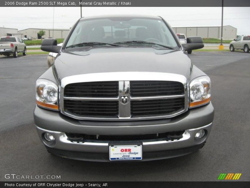 Mineral Gray Metallic / Khaki 2006 Dodge Ram 2500 SLT Mega Cab