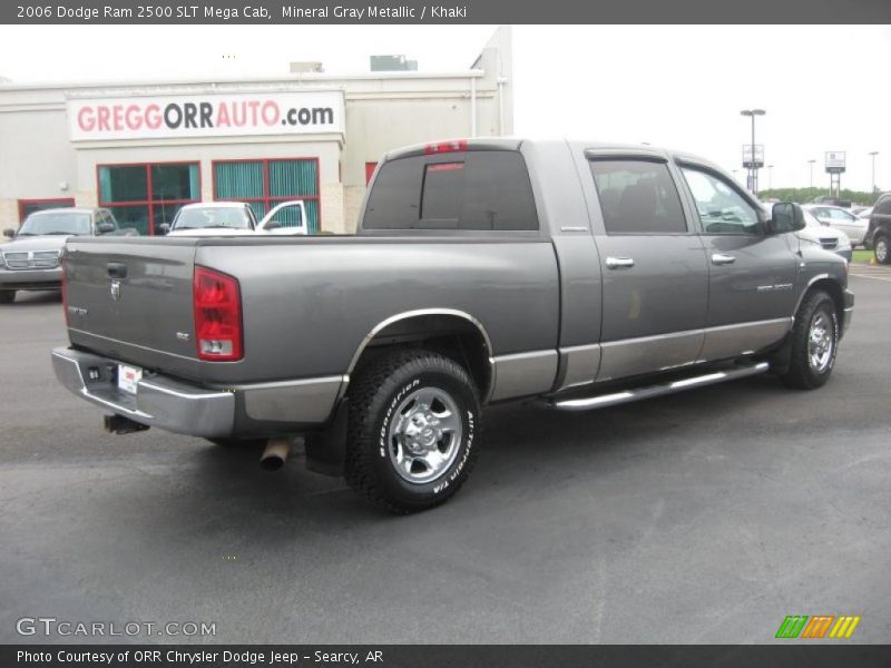 Mineral Gray Metallic / Khaki 2006 Dodge Ram 2500 SLT Mega Cab