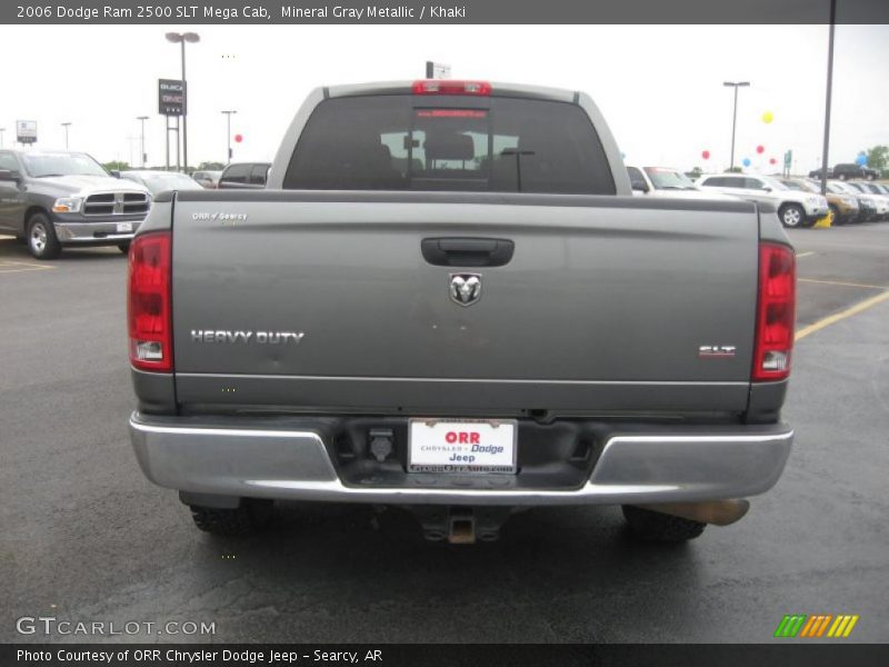 Mineral Gray Metallic / Khaki 2006 Dodge Ram 2500 SLT Mega Cab
