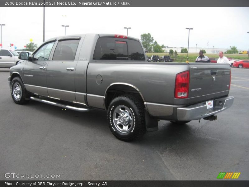 Mineral Gray Metallic / Khaki 2006 Dodge Ram 2500 SLT Mega Cab