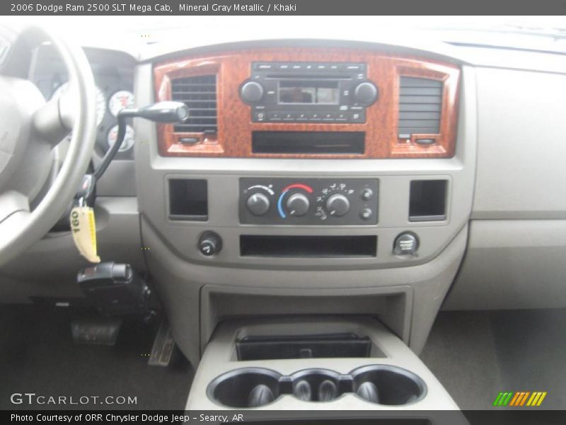 Mineral Gray Metallic / Khaki 2006 Dodge Ram 2500 SLT Mega Cab