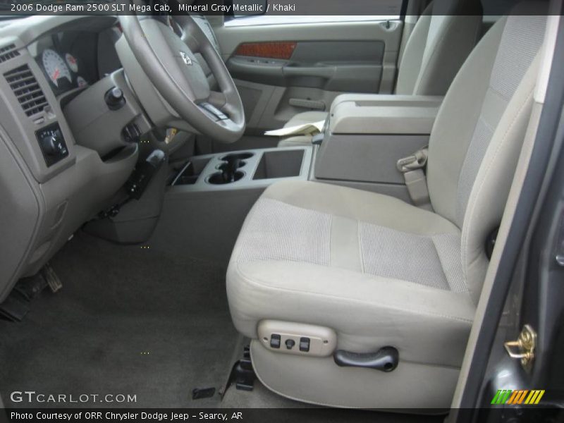 Mineral Gray Metallic / Khaki 2006 Dodge Ram 2500 SLT Mega Cab