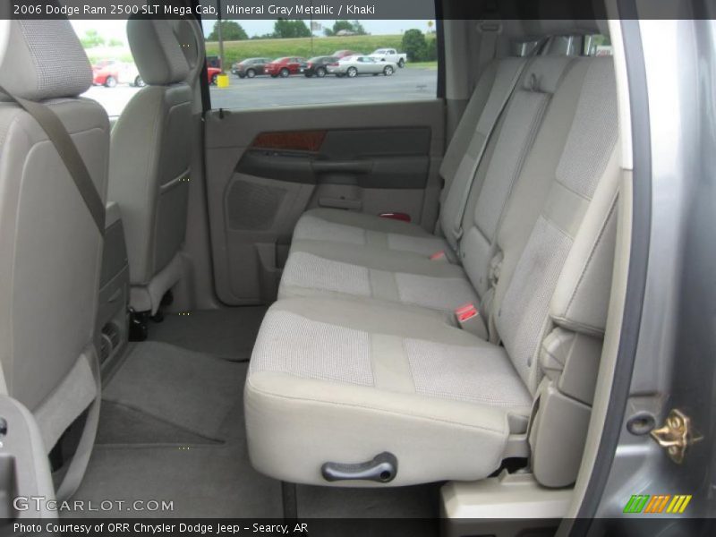 Mineral Gray Metallic / Khaki 2006 Dodge Ram 2500 SLT Mega Cab