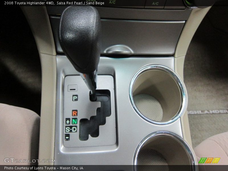 Salsa Red Pearl / Sand Beige 2008 Toyota Highlander 4WD