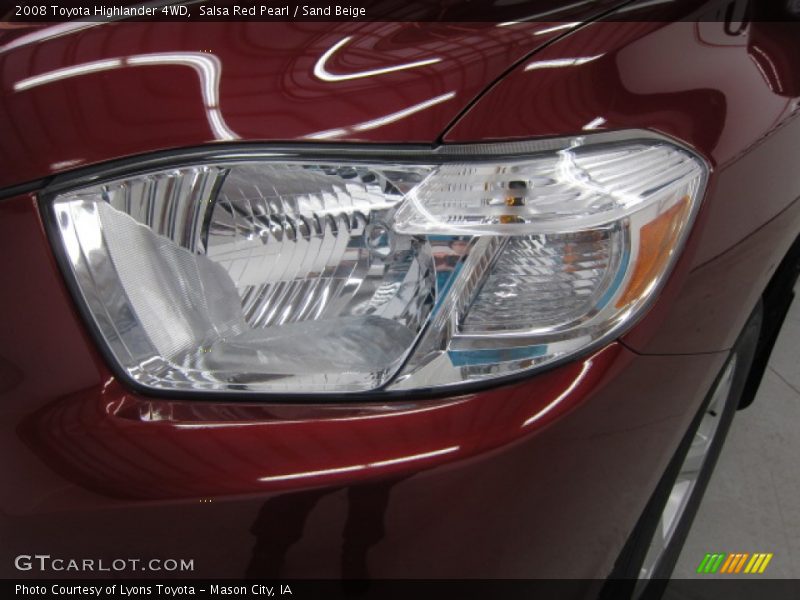 Salsa Red Pearl / Sand Beige 2008 Toyota Highlander 4WD