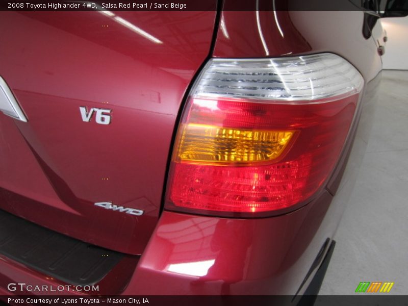 Salsa Red Pearl / Sand Beige 2008 Toyota Highlander 4WD