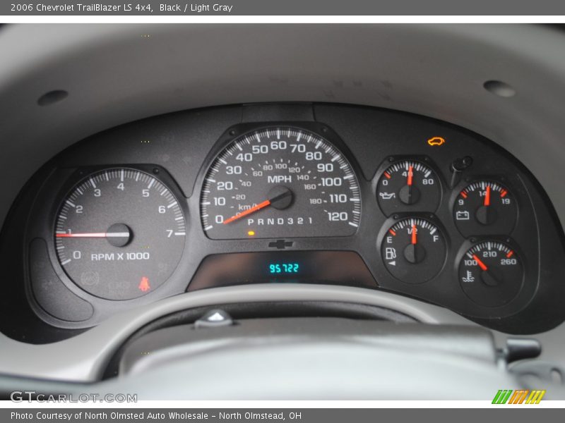 Black / Light Gray 2006 Chevrolet TrailBlazer LS 4x4