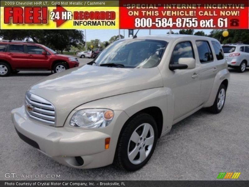Gold Mist Metallic / Cashmere 2009 Chevrolet HHR LT