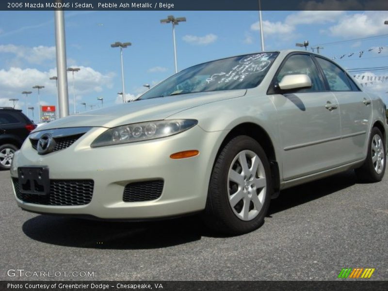 Pebble Ash Metallic / Beige 2006 Mazda MAZDA6 i Sedan