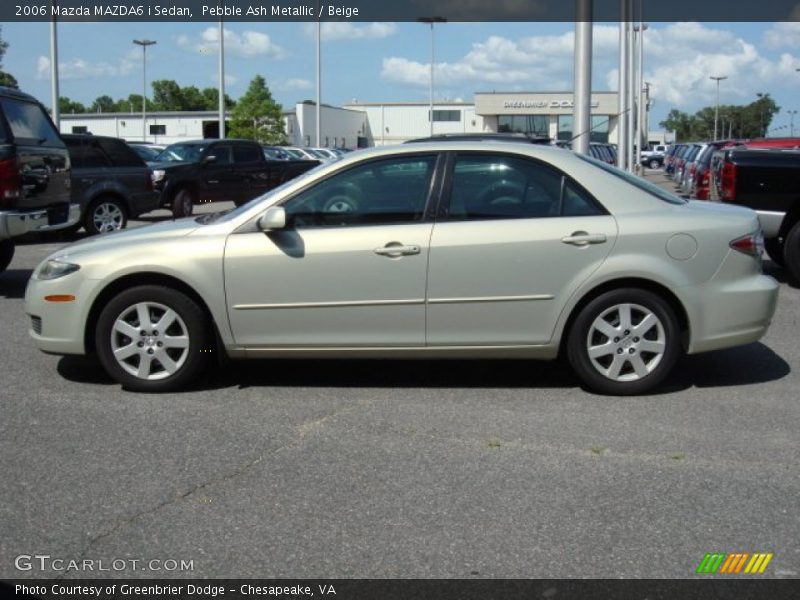 Pebble Ash Metallic / Beige 2006 Mazda MAZDA6 i Sedan