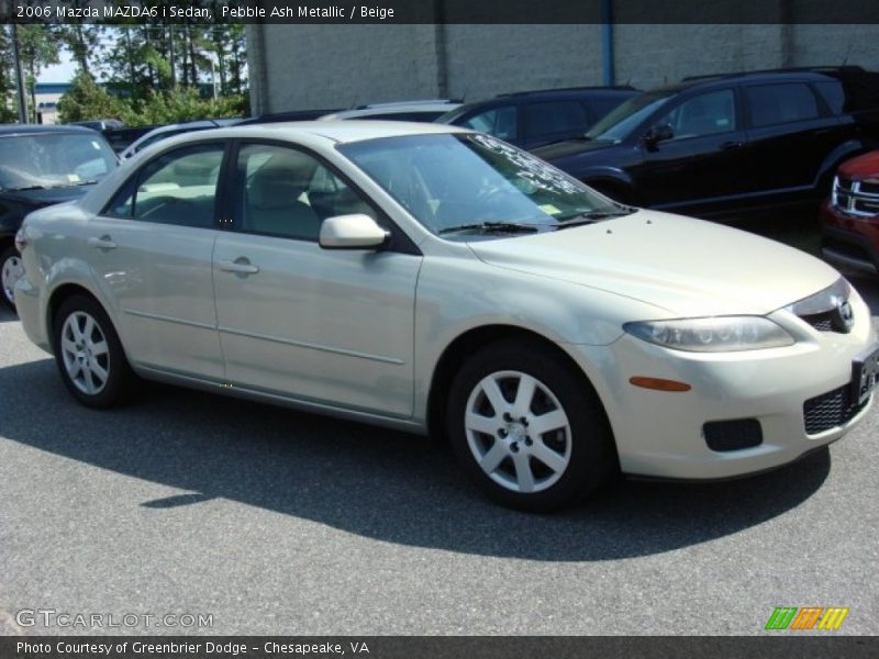 Pebble Ash Metallic / Beige 2006 Mazda MAZDA6 i Sedan