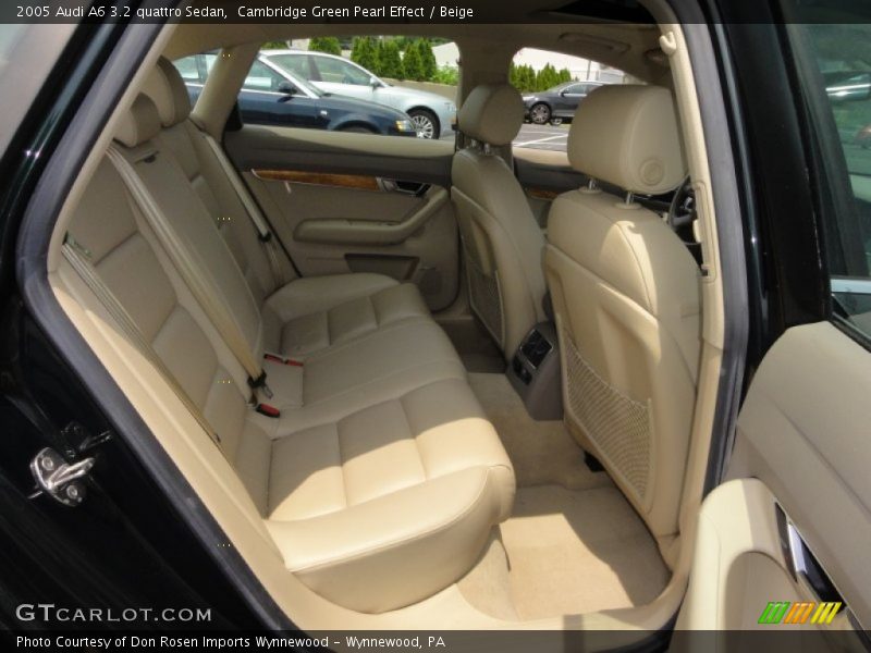 Cambridge Green Pearl Effect / Beige 2005 Audi A6 3.2 quattro Sedan