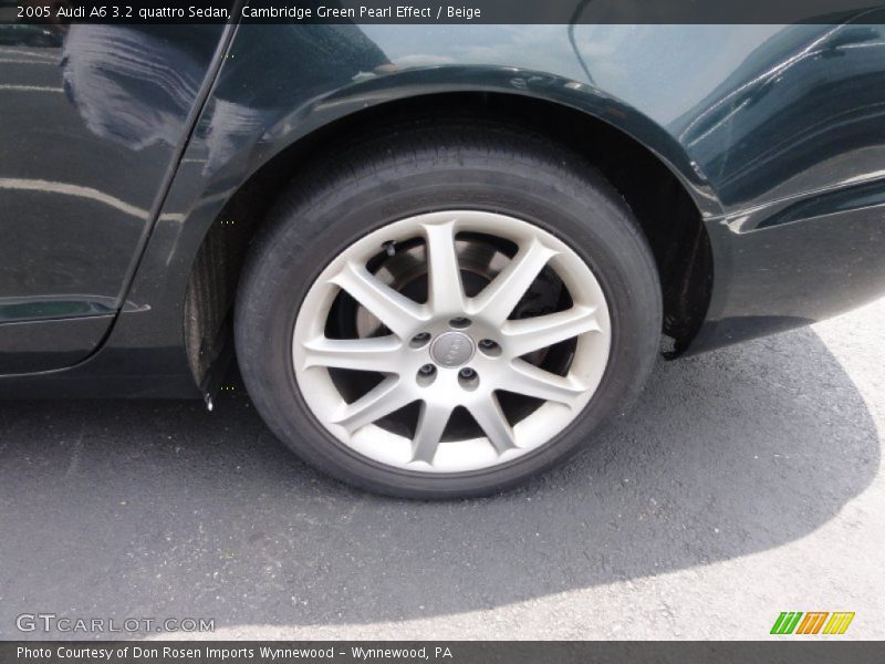 Cambridge Green Pearl Effect / Beige 2005 Audi A6 3.2 quattro Sedan