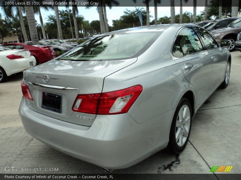 Smoky Granite Mica / Light Gray 2008 Lexus ES 350