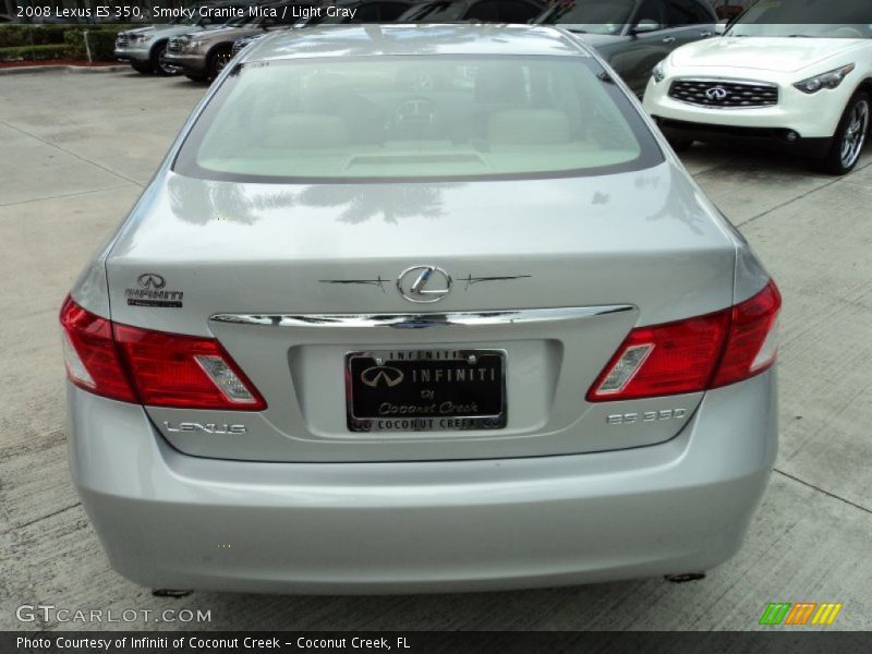Smoky Granite Mica / Light Gray 2008 Lexus ES 350