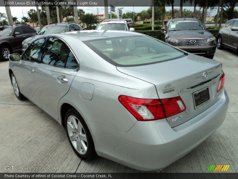 Smoky Granite Mica / Light Gray 2008 Lexus ES 350