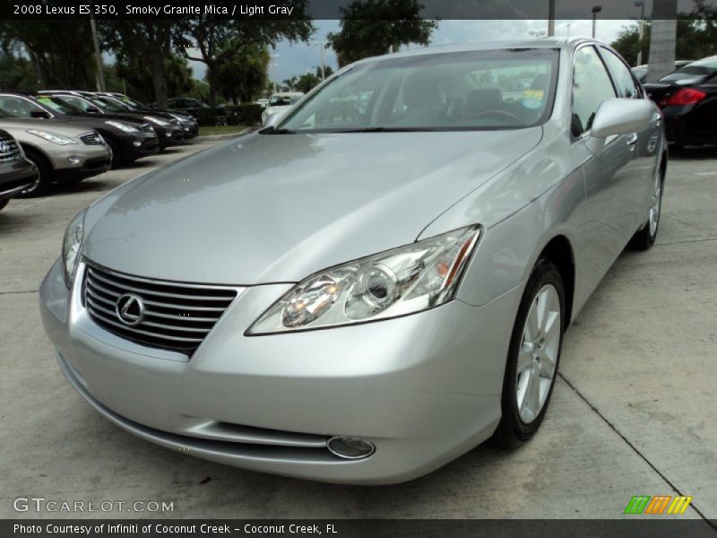 Smoky Granite Mica / Light Gray 2008 Lexus ES 350